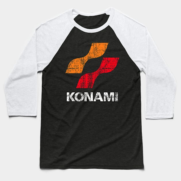 Distressed Konami Baseball T-Shirt by Liar Manifesto